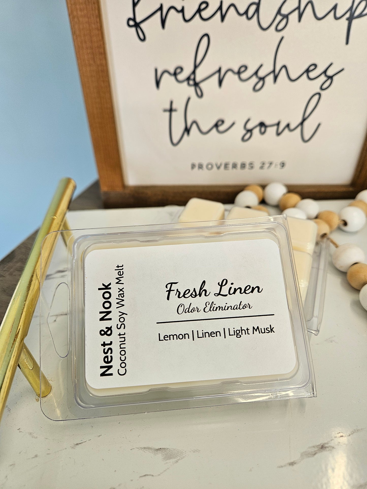 Fresh Linen Odor Eliminator Wax Melt