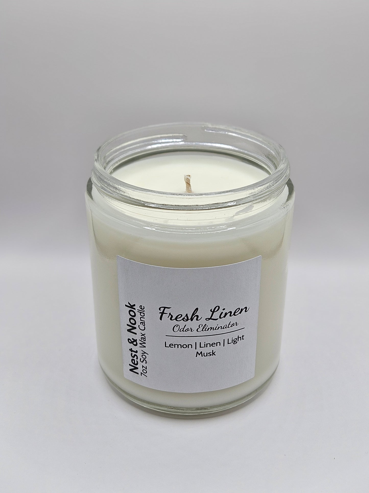 Fresh Linen Odor Eliminator 7oz Candle