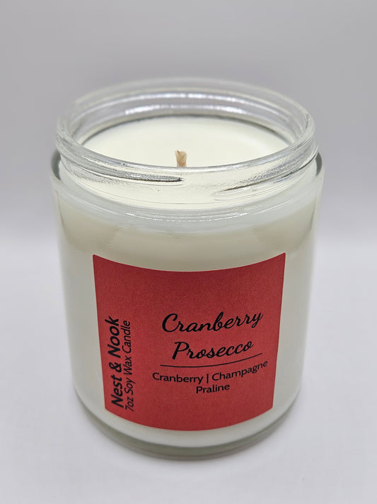 Cranberry Prosecco 7oz Candle